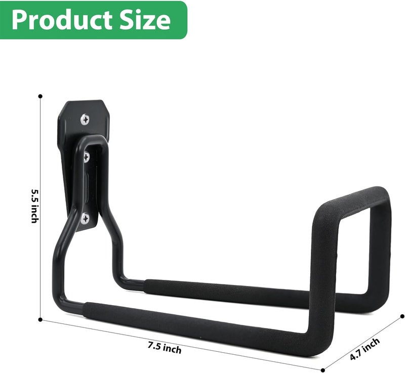 Dotet Garden Hose Holder - Hose Hanger Wall Mount, Heavy Duty Water Hose Holder for Outdoor/Indoor Use in Yard, Metal Durable Hose Hooks, Ideal for Water Hose Storage - Image 2
